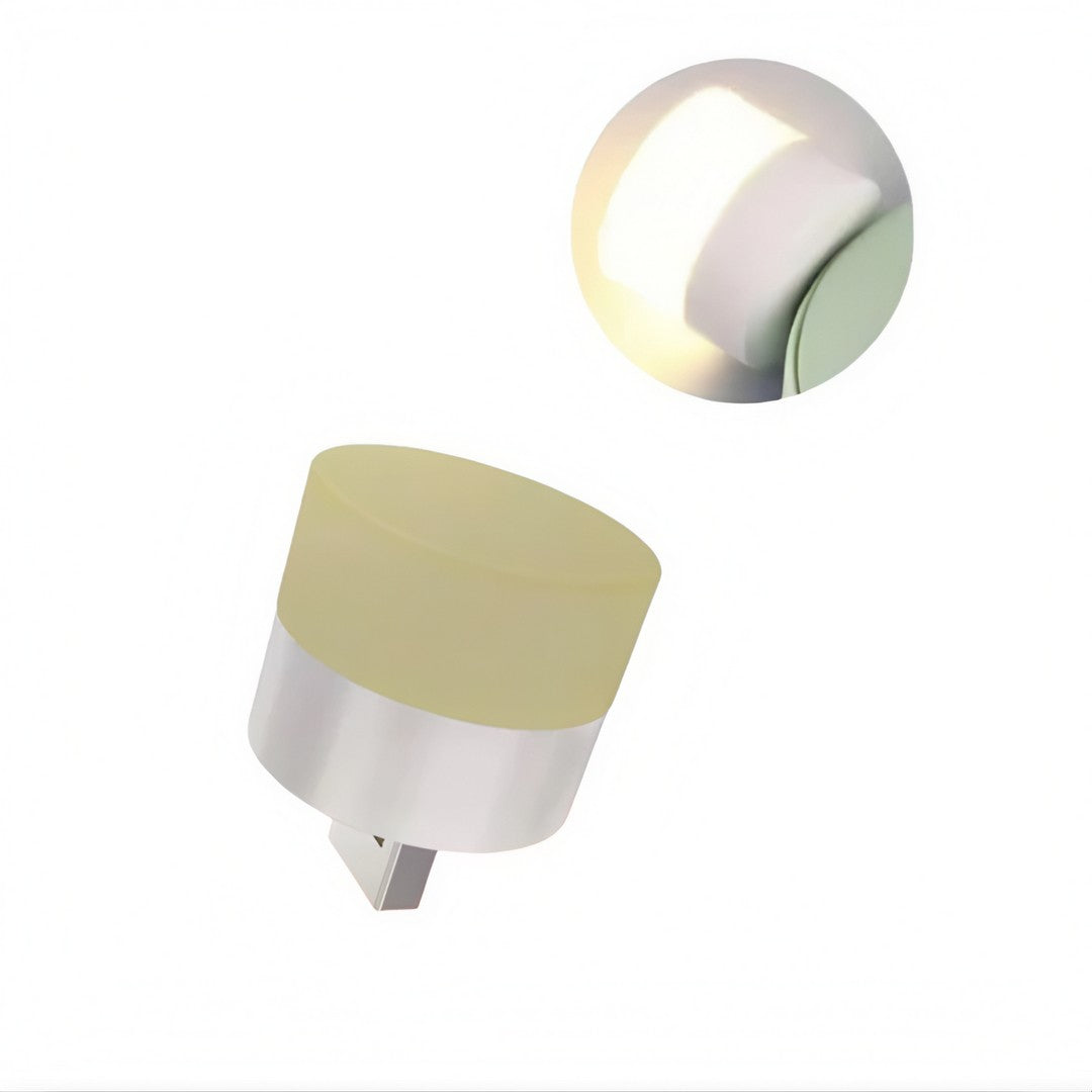 Kit com 5 mini luminárias luz lâmpada led abajur usb
