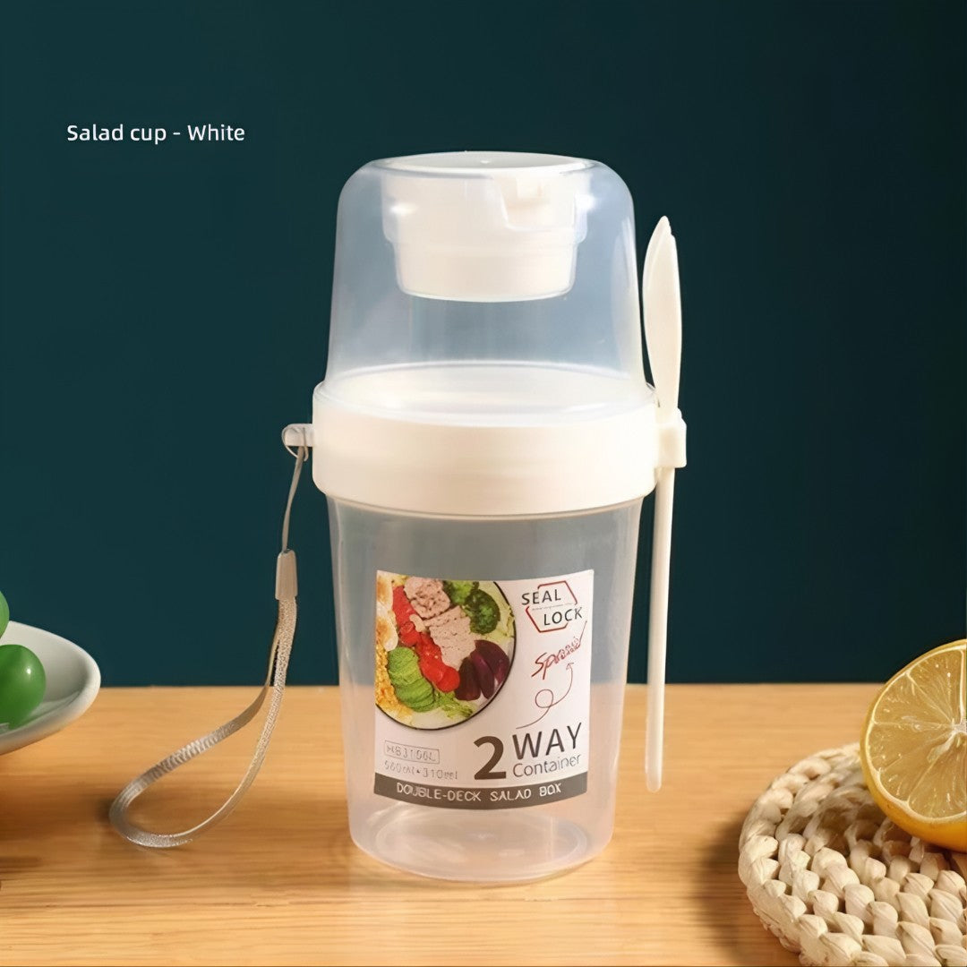🥗 FreshCup™ – Copo Portátil Duplo para Saladas, Frutas e Lanches Saudáveis