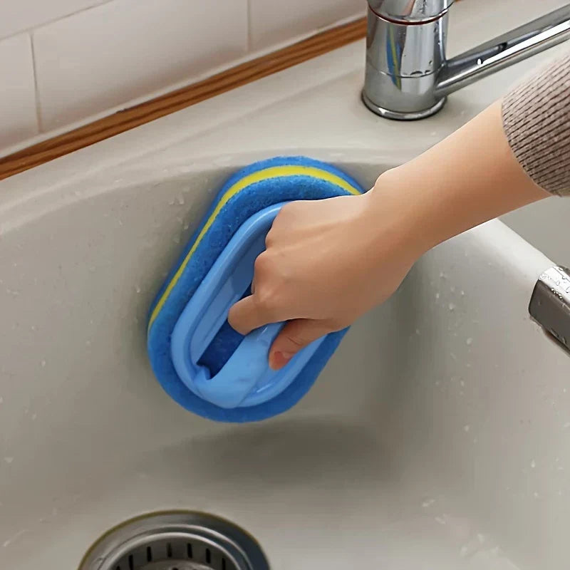 Escova de Limpeza de Esponja de Cozinha